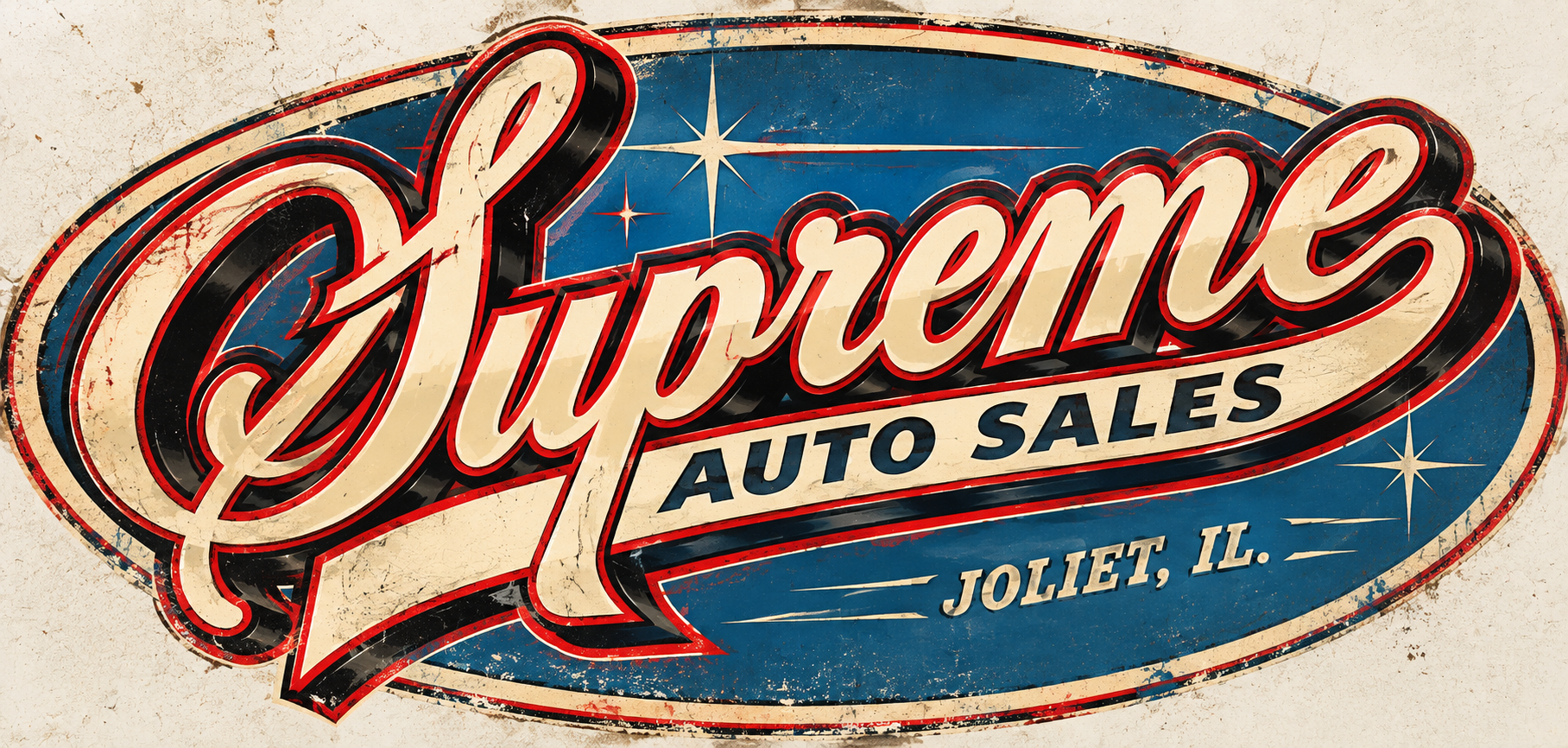 Supreme Auto Sales Sign